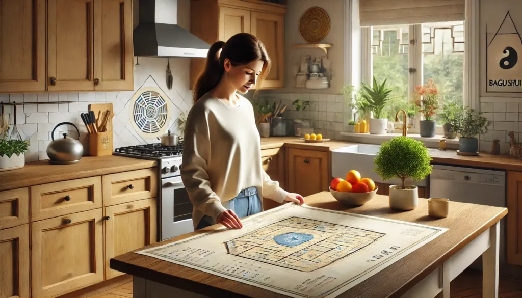 Descubra qual objeto na cozinha pode impactar o Feng Shui ao aplicar o Baguá corretamente para equilibrar as energias.