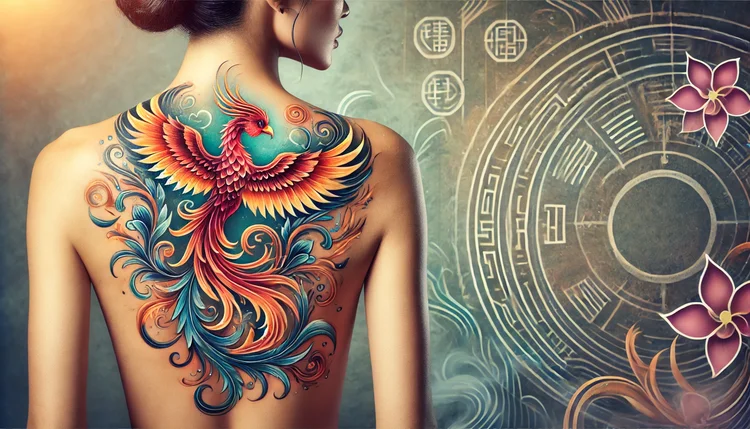 Fênix Tatuagem Feminina: Significado e Energia no Feng Shui