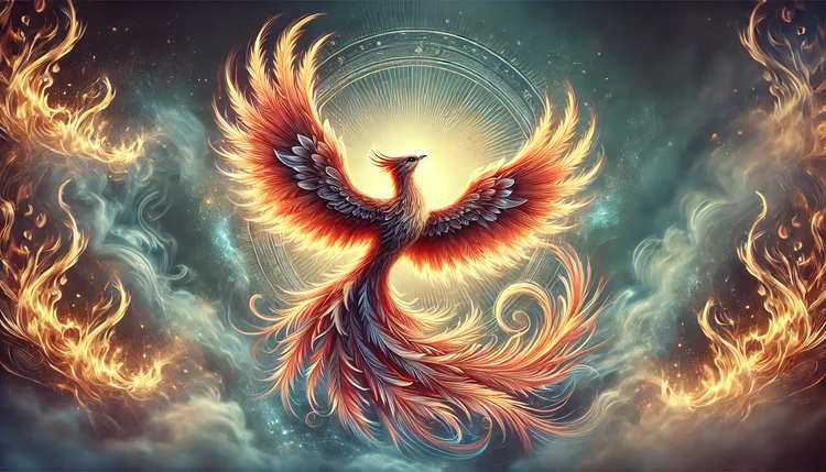 Fênix tatuagem feminina