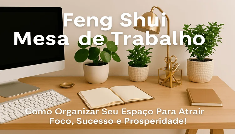✨ Feng Shui Mesa de Trabalho: Como Organizar Seu Espaço Para Atrair Foco, Sucesso e Prosperidade! 🌿