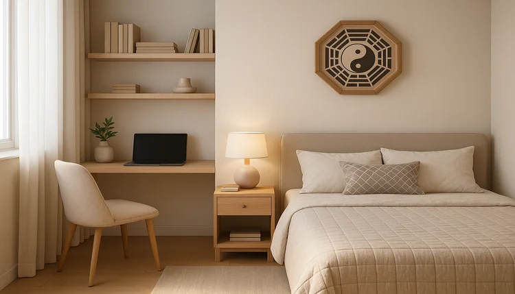 Onde Colocar o Baguá no Quarto Para Atrair Amor em Quartos Pequenos ou Divididos.