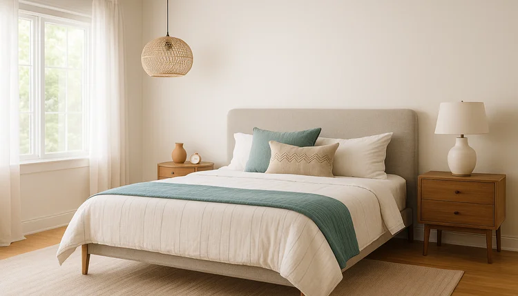 espaço de descanso harmonizado com Feng Shui para ansiedade