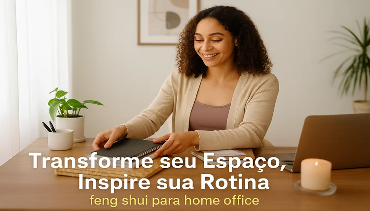 No feng shui para home office, cada detalhe pode vibrar com propósito — e o ambiente se transforma em um aliado do seu sucesso.