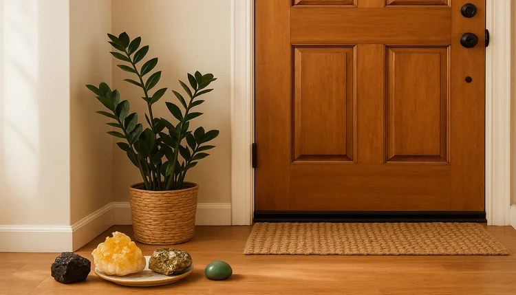 Cristais na Porta de Entrada: Proteção, Prosperidade e Boas-Vindas com Energia Positiva